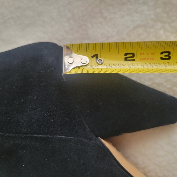 Vince Camuto Black suede boots Size 10 - Picture 6 of 6